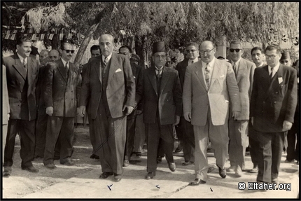 1956 - President Shukri Al Quwwatli and PM edited